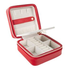 *NWOT* Zip-Around Travel Jewelry Case